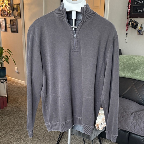 Field Gear Other - Field Gear Men's Gray Half-Zip Sweater SZ XL